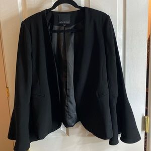 Black Blazer with bell sleeves